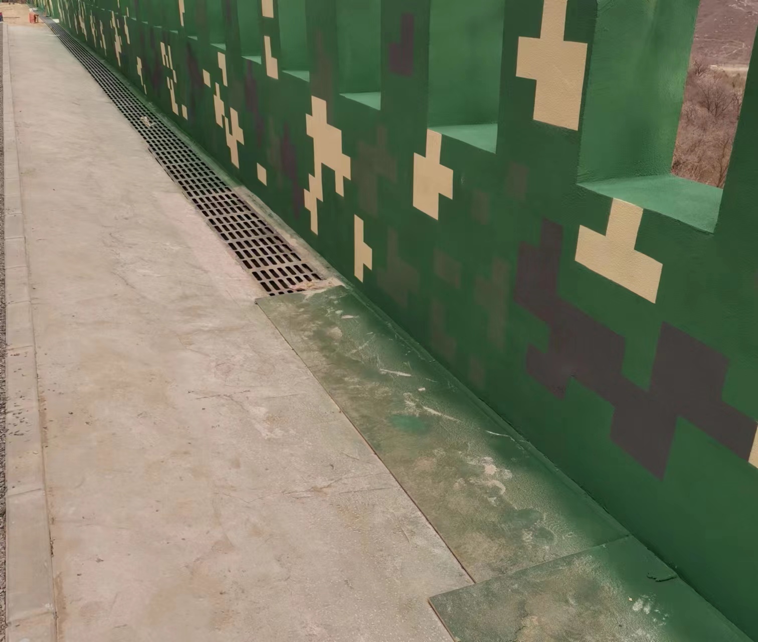 湛江围墙迷彩喷涂,数迷彩漆